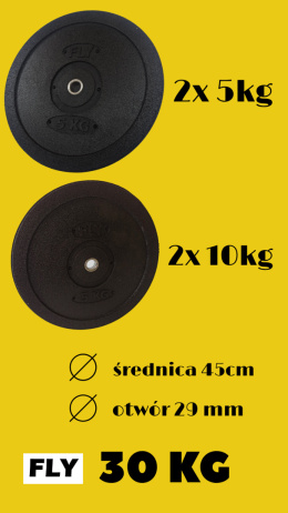 Zestaw 30 kg otwór 29mm